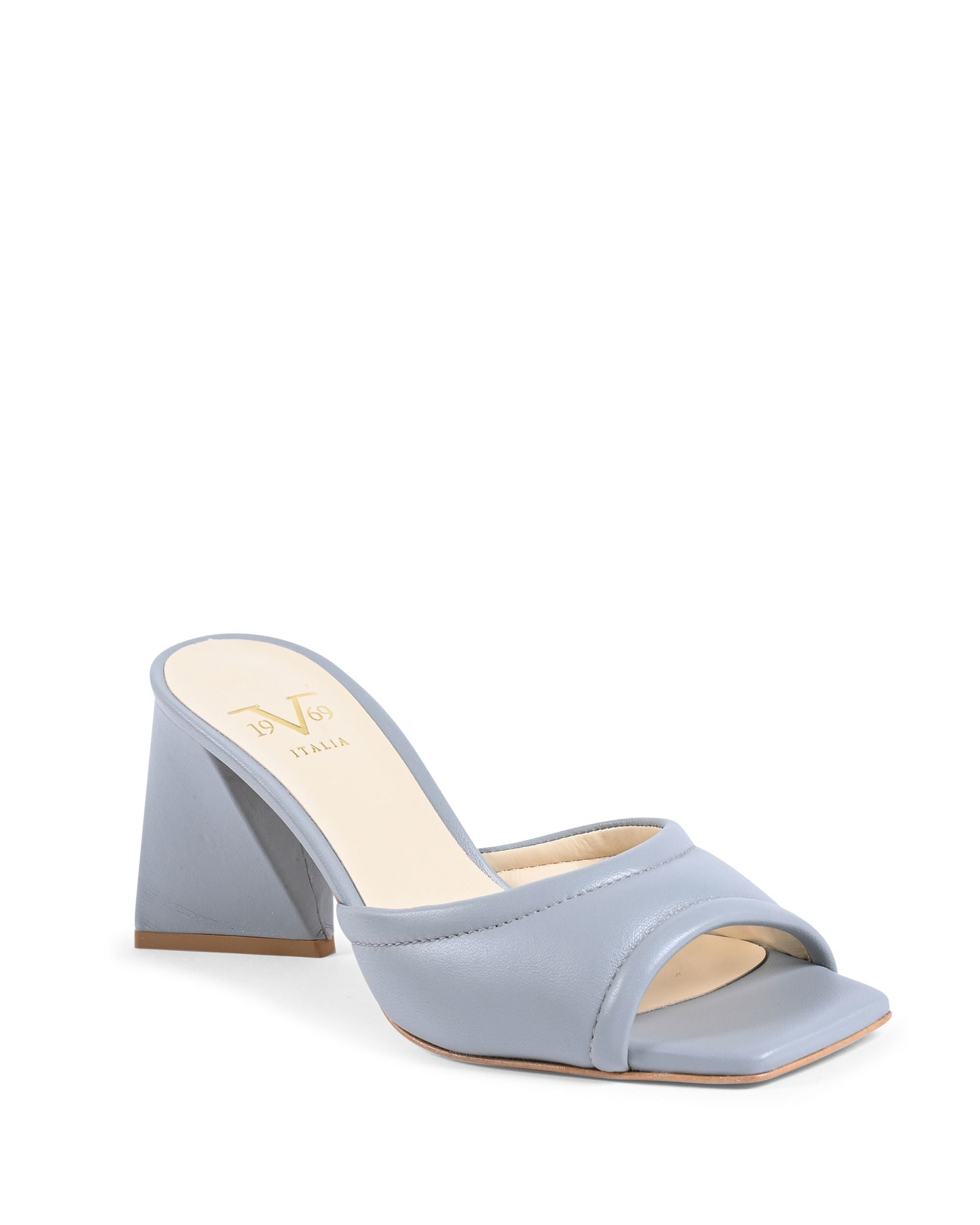 19V69 Italia Sandalia de mujer gris SIMONA NAPPA GRIGIO