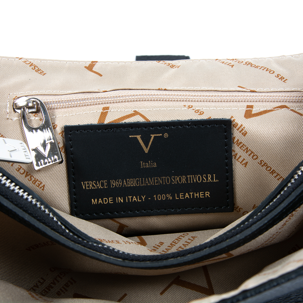 V 1969 Italia Womens Handbag Black ELLY