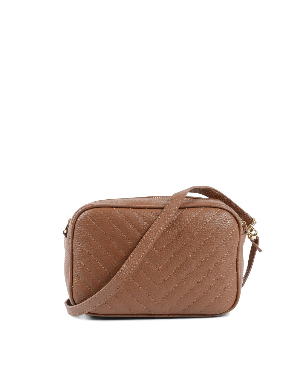 Bolso de mano de mujer V Italia Bronceado V101 52 DOLLARO CUOIO