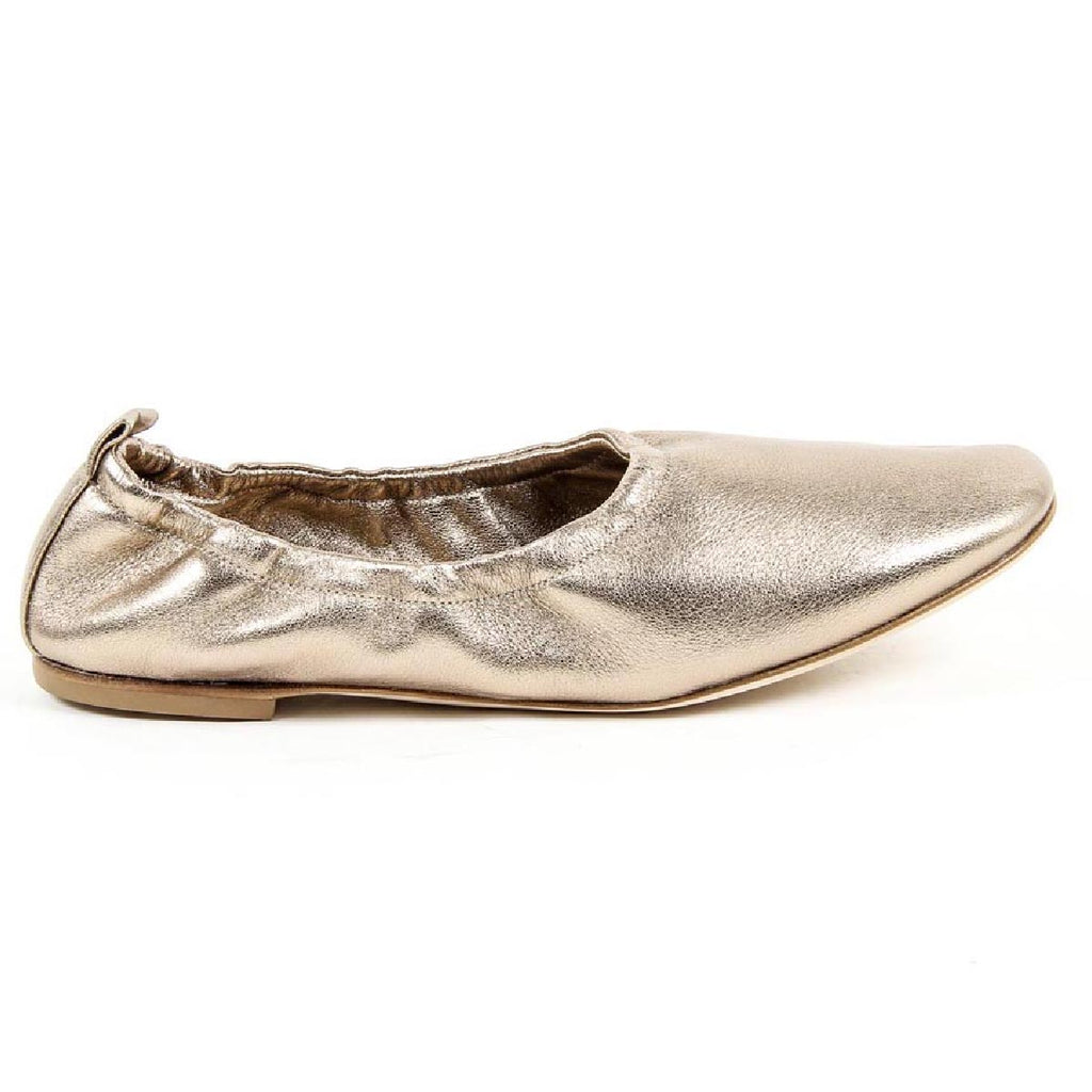 V 1969 Italia Bailarina para mujer 302999 NAPPA METAL BEIGE