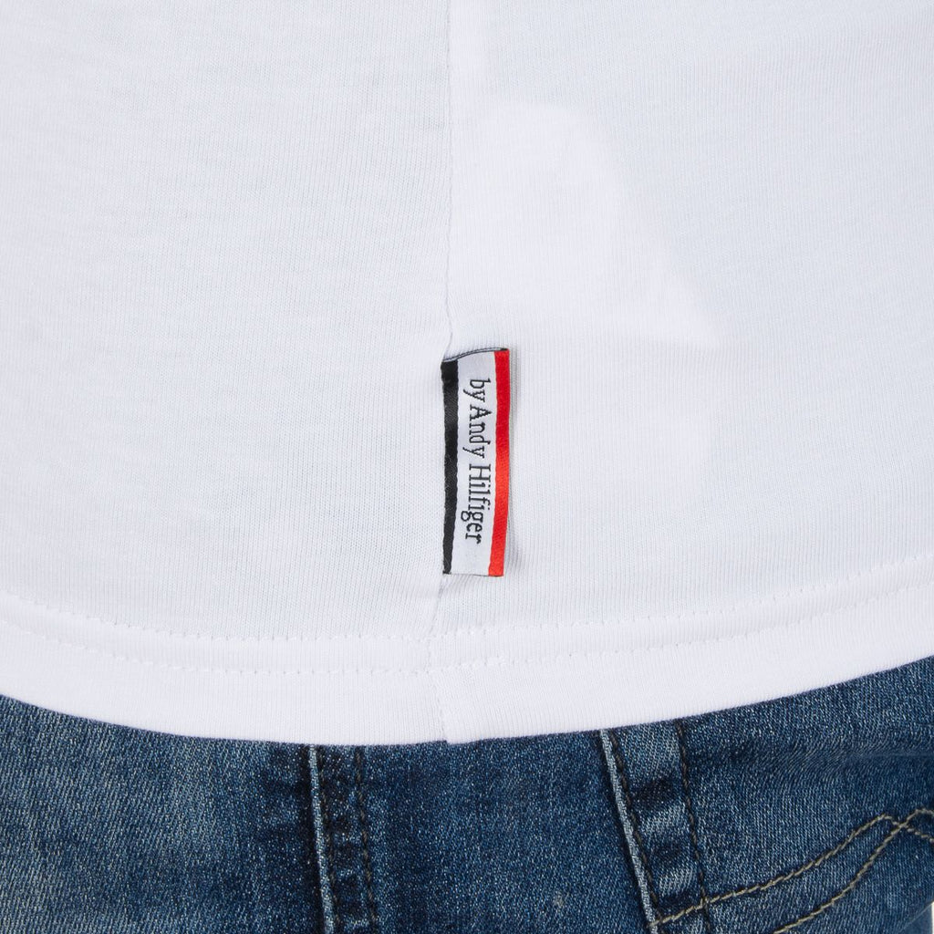 Camiseta de manga larga para hombre Andrew Charles By Andy Hilfiger TS160 031002 SELMA WHITE 003