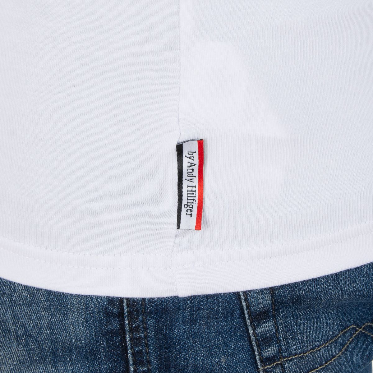 Camiseta de manga larga para hombre Andrew Charles By Andy Hilfiger TS160 031002 SELMA WHITE 003