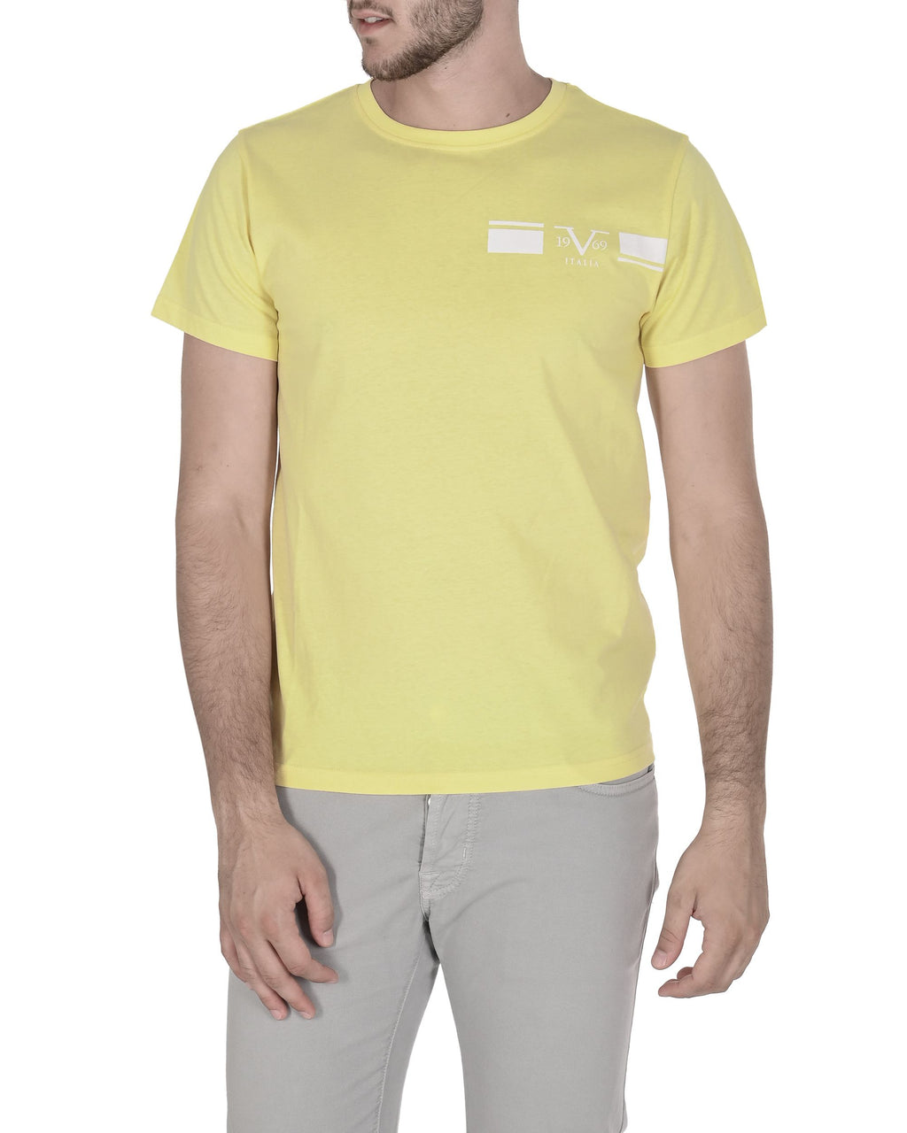 Camiseta para hombre 19V69 Italia VSC1MTS05 POPCORN