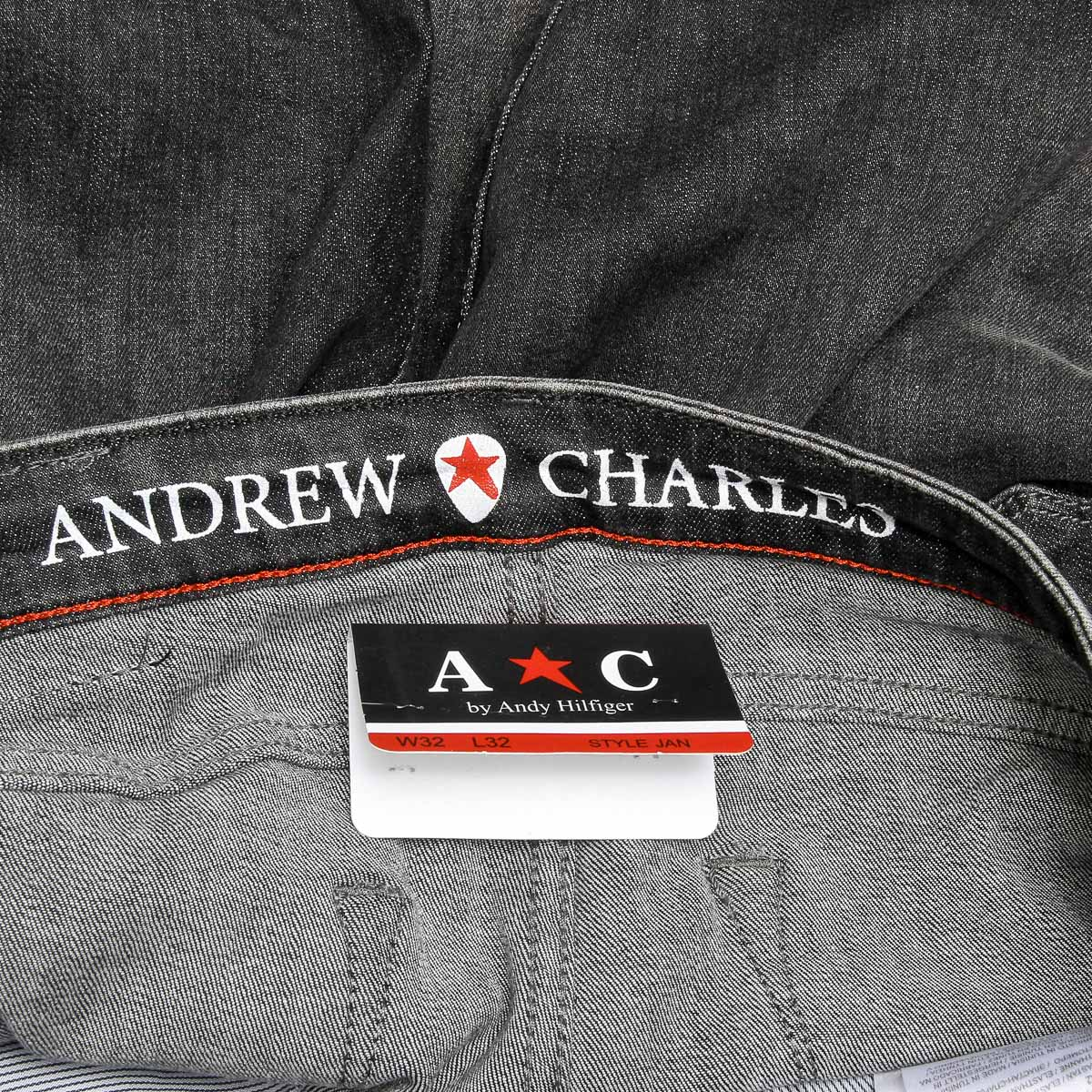 Vaqueros Andrew Charles para hombre gris oscuro enero