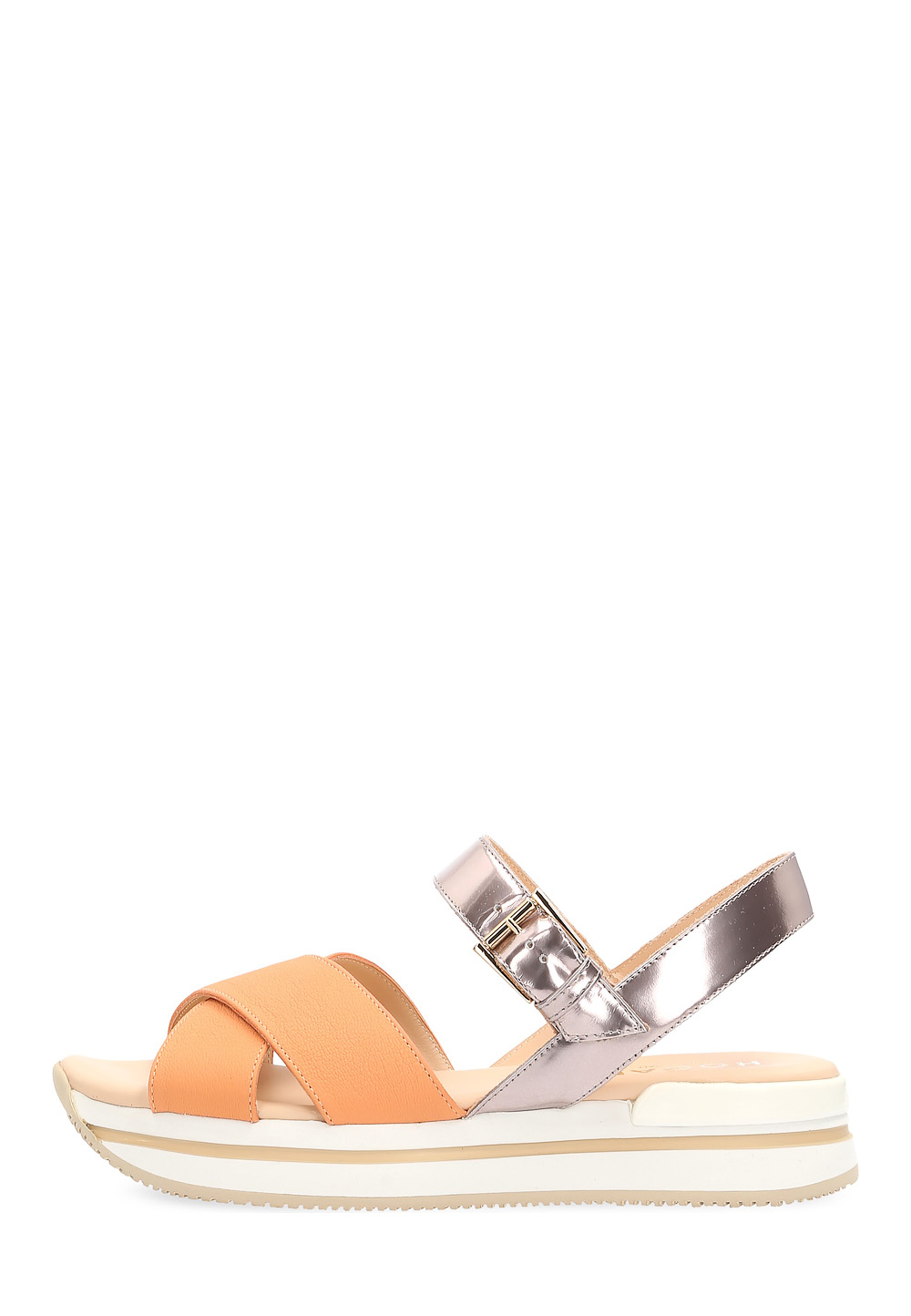 Sandalia Hogan para mujer naranja HXW2570R14088L10X49