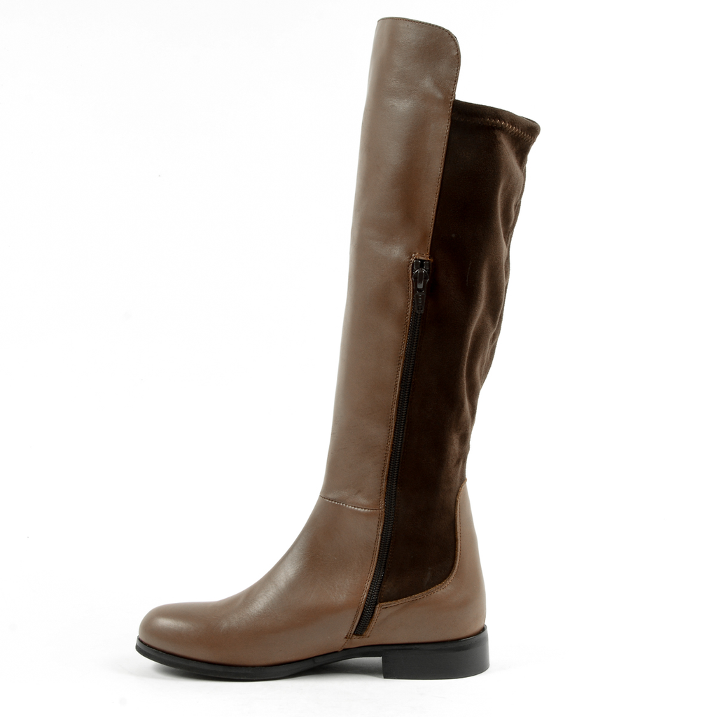 V 1969 Italia Womens High Boot Brown GRAPE