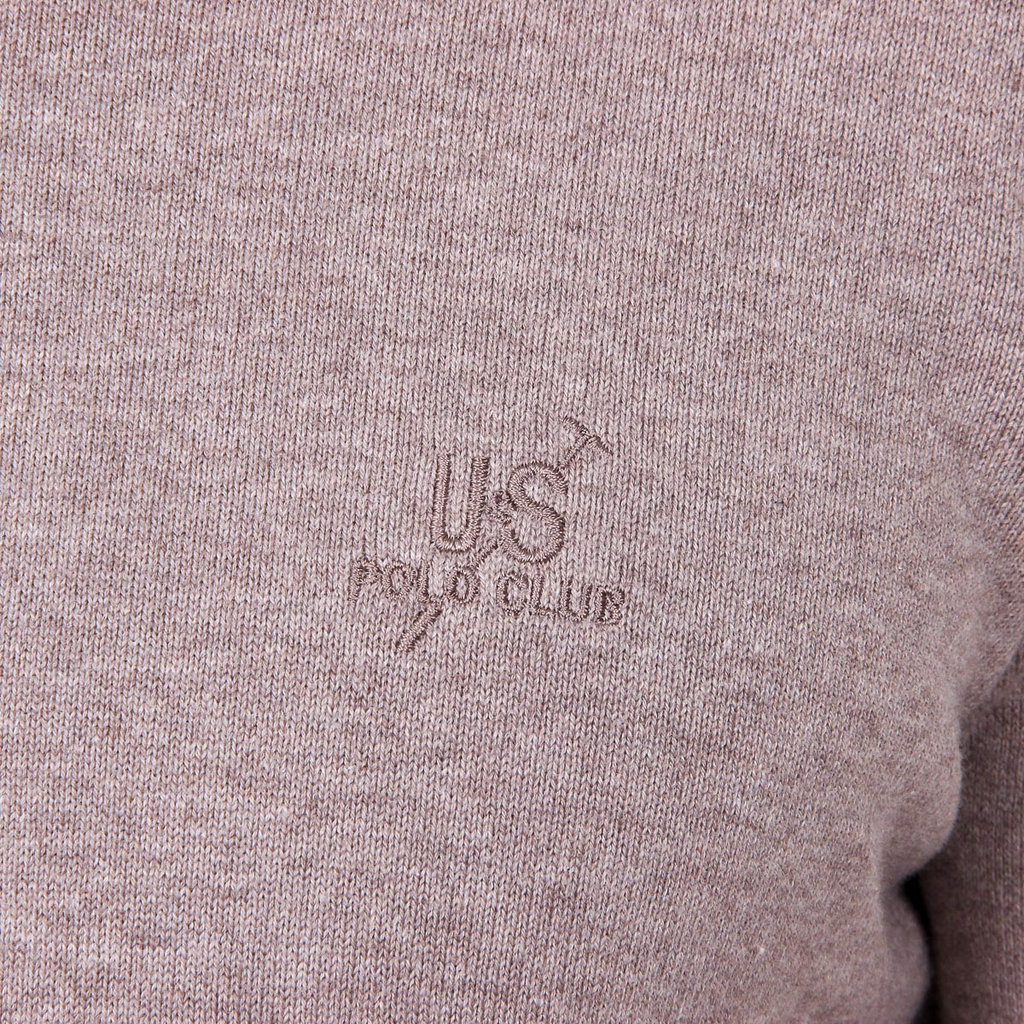 Suéter de hombre Ufford & Suffolk Polo Club de manga larga y cuello redondo PULLRUS100 VISON