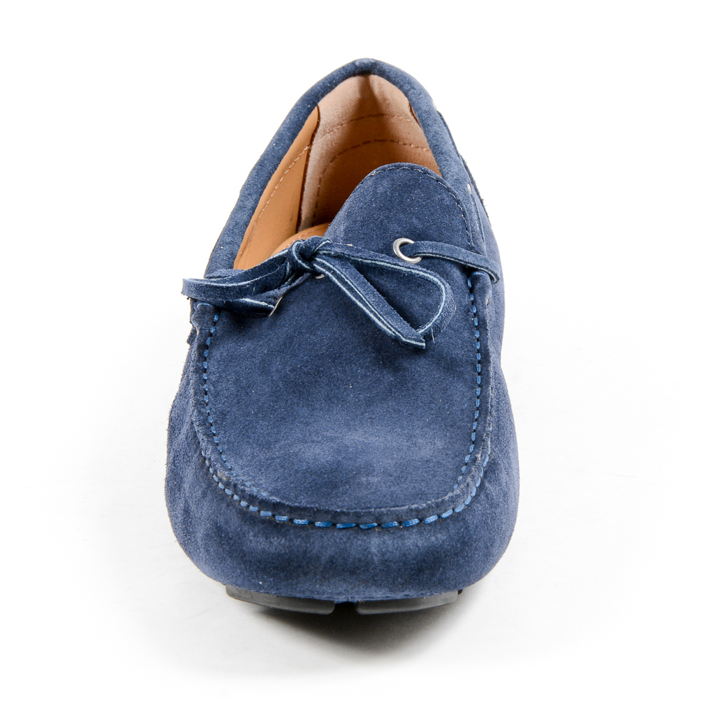 Mocasines V 1969 Italia para hombre, color azul, ADAM