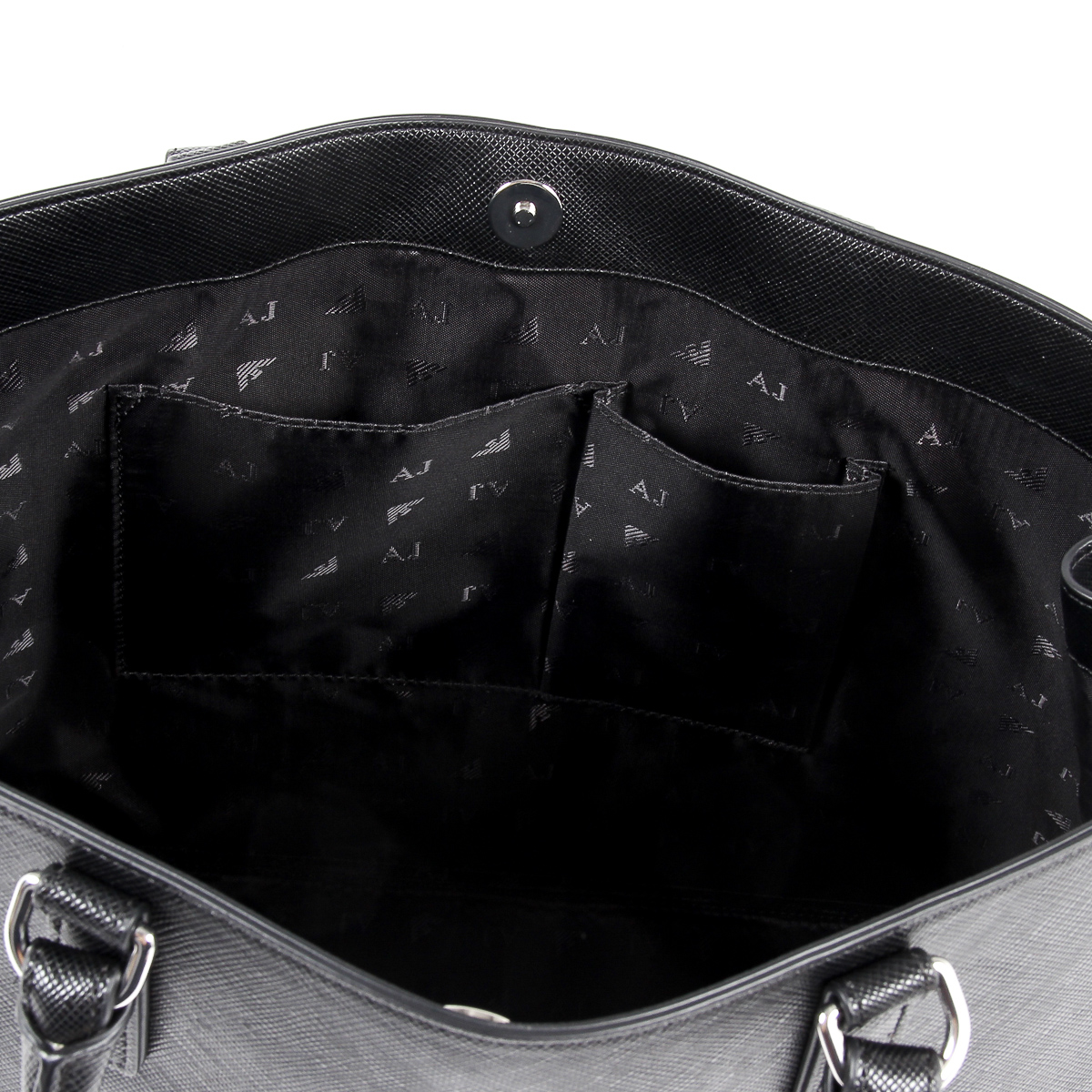 Bolso de mano para mujer Armani Jeans, negro, 922166 7P756 00020
