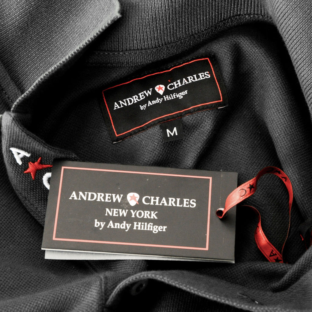 Polo para hombre Andrew Charles By Andy Hilfiger PT160 32001 ALABAMA GRIS OSCURO