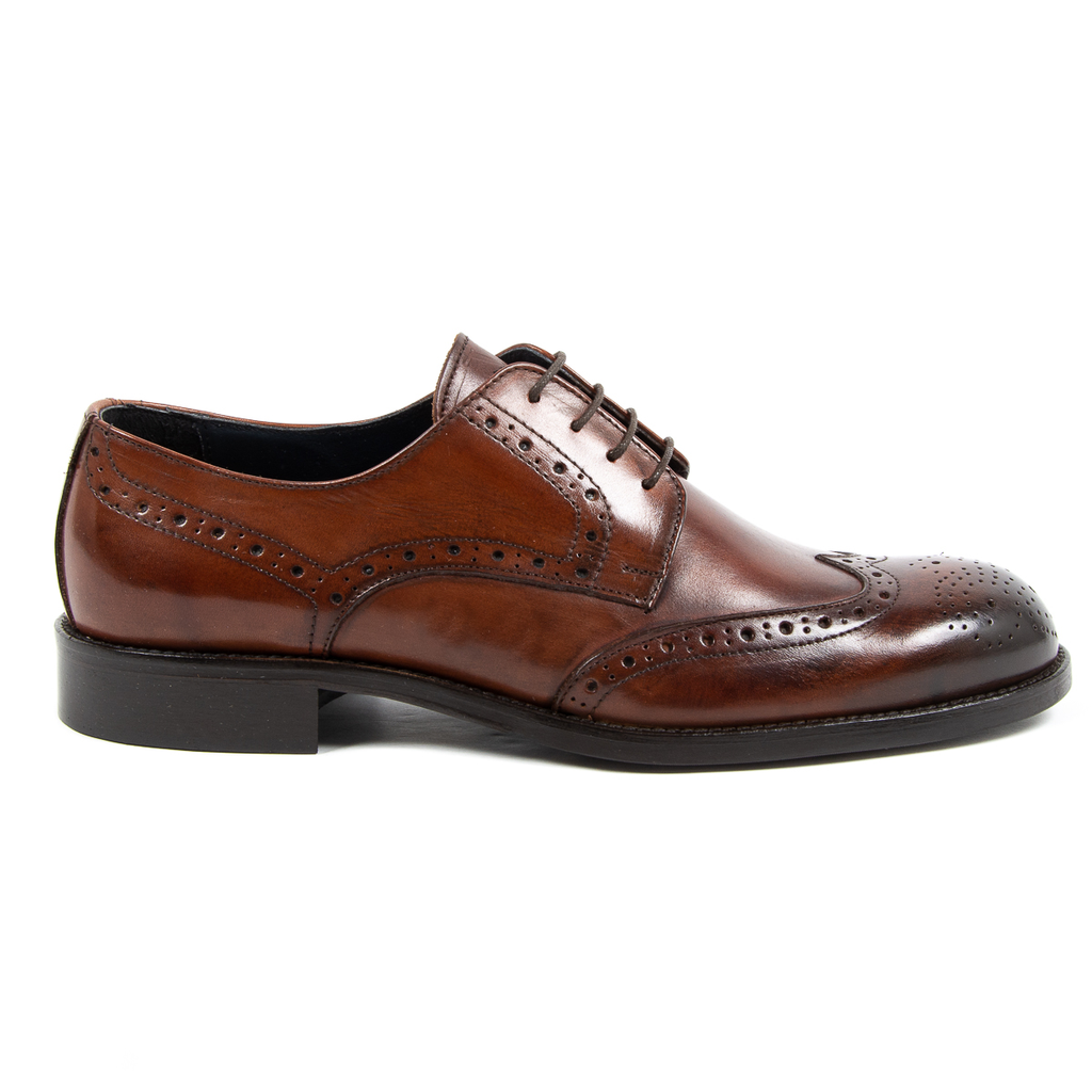 V 1969 Italia - Zapato brogue para hombre, color marrón, VERNON