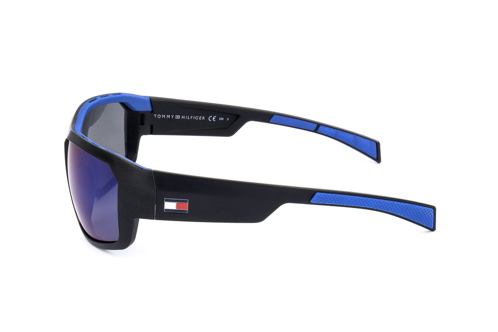 Gafas de sol Tommy Hilfiger para hombre TH 1722 S 0VK 61 16 125 NEGRO MATE AZUL