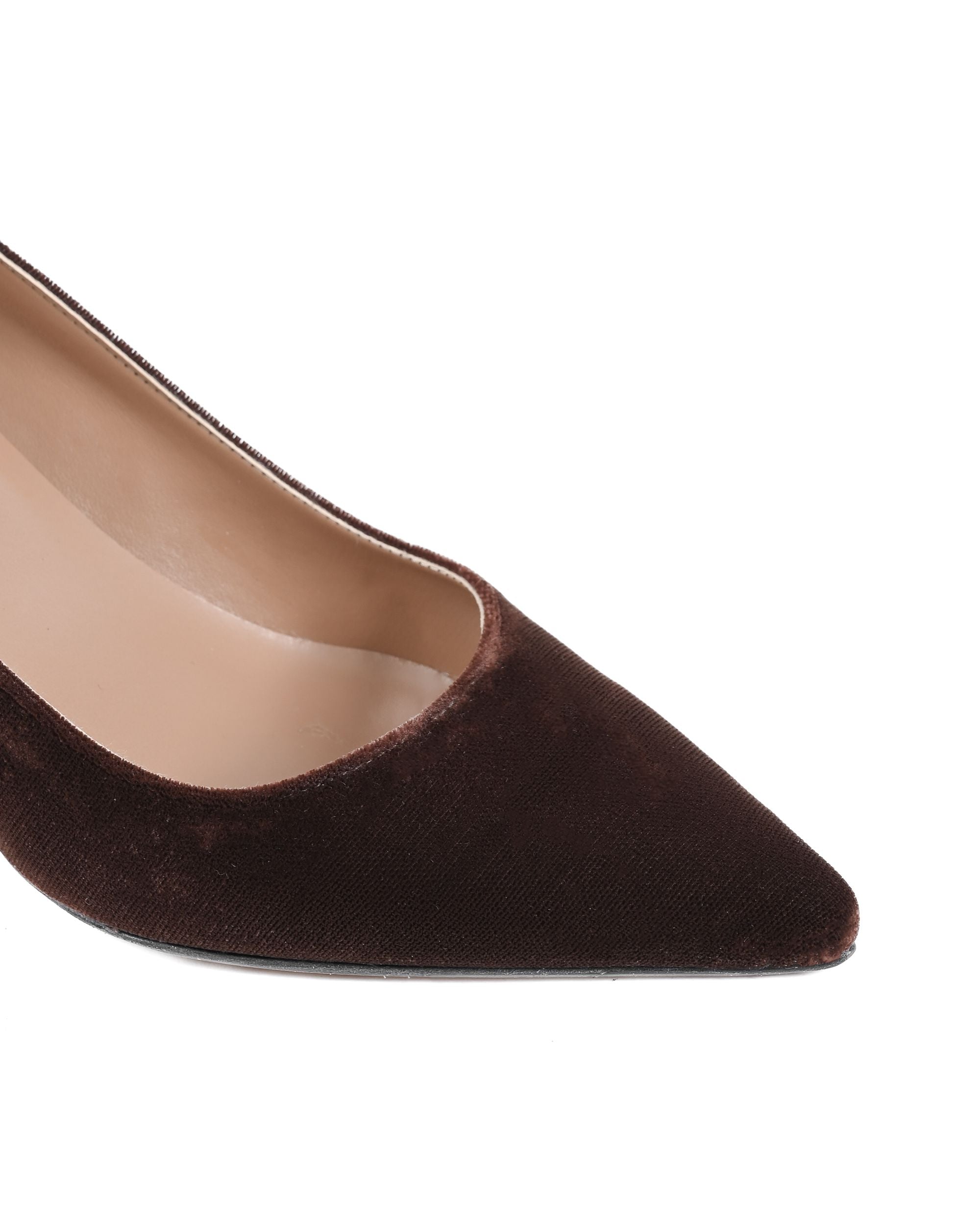19V69 Italia Zapatos de salón para mujer marrón oscuro INES65 VELLUTO T.MORO