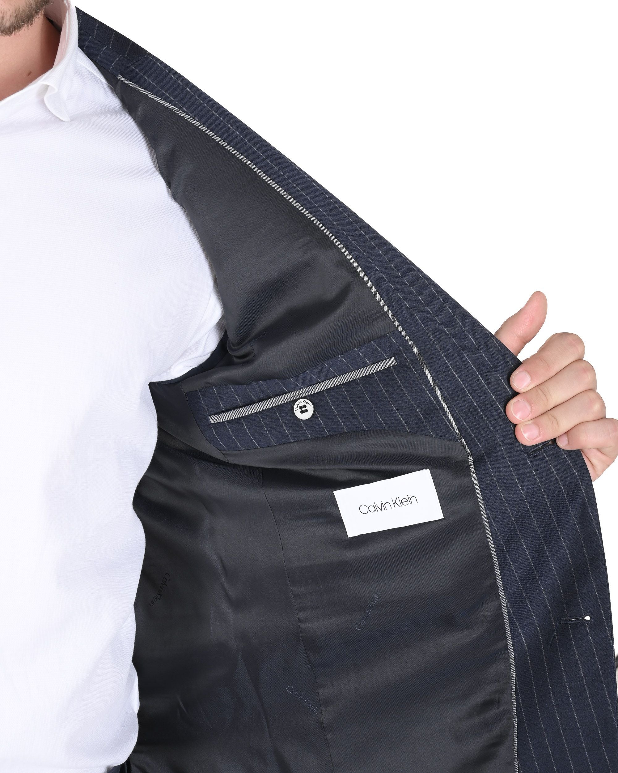 Calvin Klein Mens Blazer Blue K10K102886478
