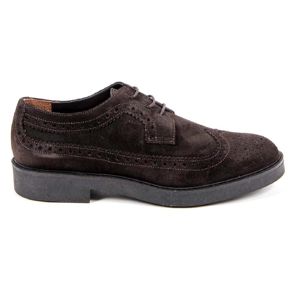 V 1969 Italia Zapato Brogue para Mujer B1670 VELOUR T. MORO