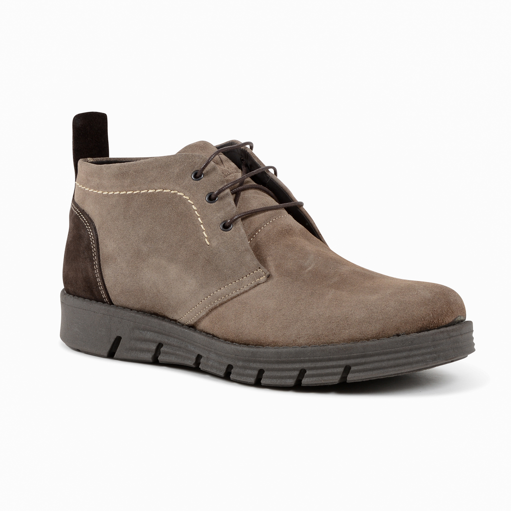 Copia 19V69 Italia Botín Hombre Beige Marrón 930 CAMOSCIO TORTORA T MORO