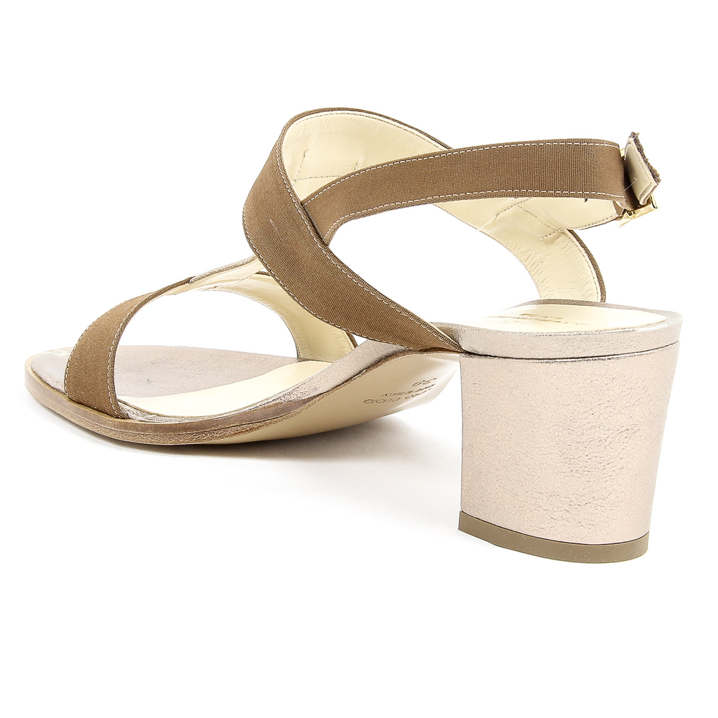 V 1969 Italia Sandalia para mujer Taupe PERLA