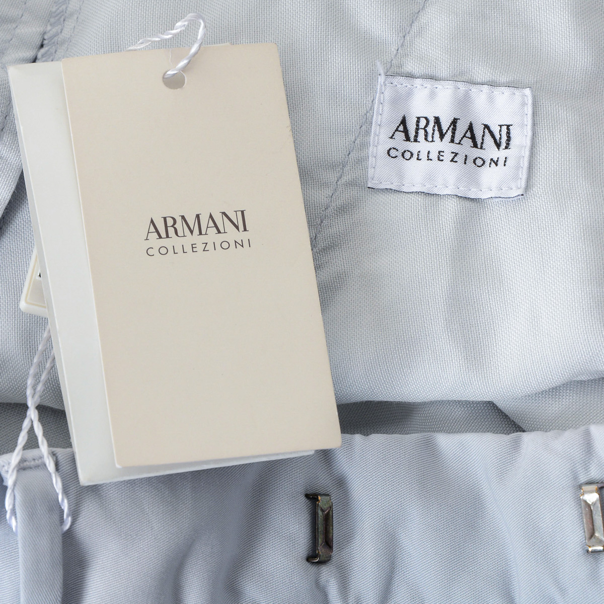 Armani Collezioni Mens Pants Grey