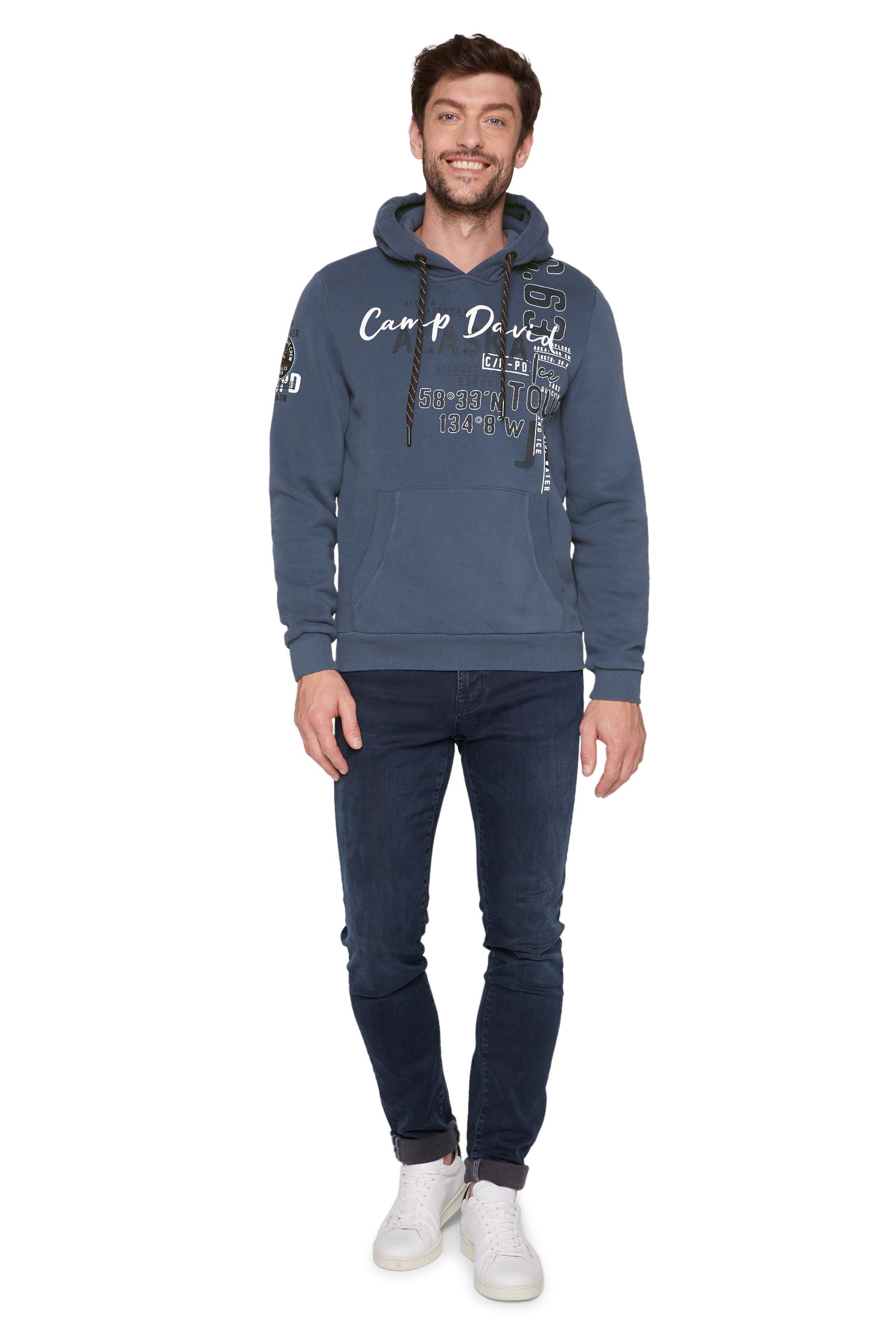 Sudadera con capucha para hombre Camp David
