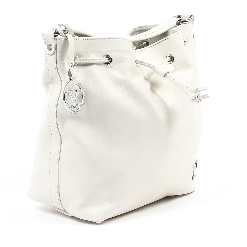 Bolso de mano para mujer V 1969 Italia V005-S SOFT CREMA