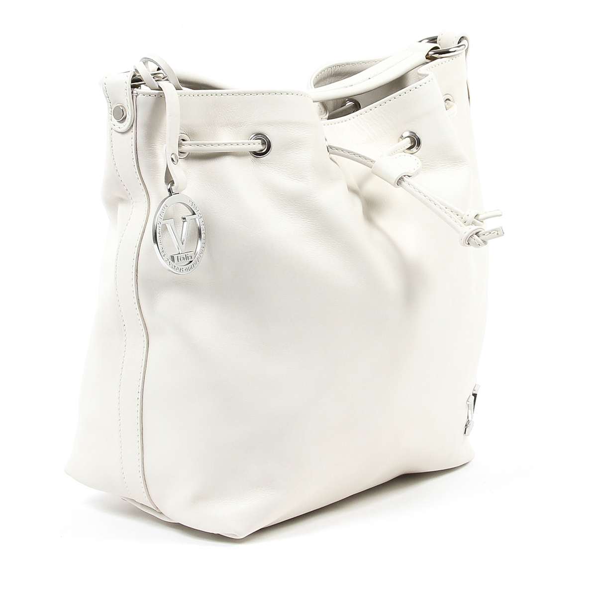 Bolso de mano para mujer V 1969 Italia V005-S SOFT CREMA