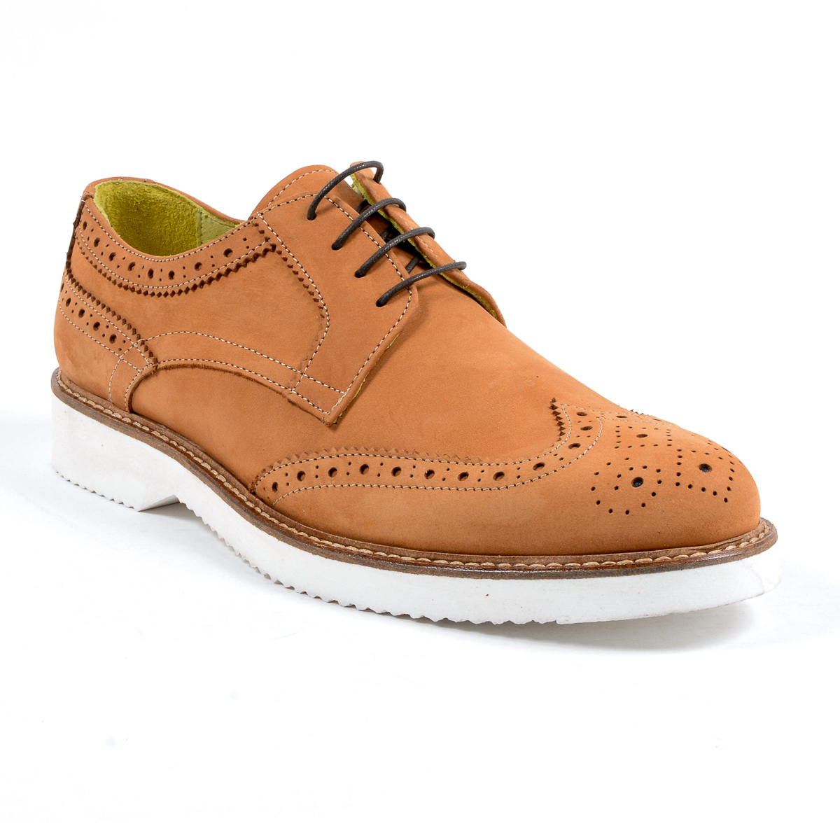V 1969 Italia - Zapato Oxford Brogue para hombre, color marrón, PEDRO