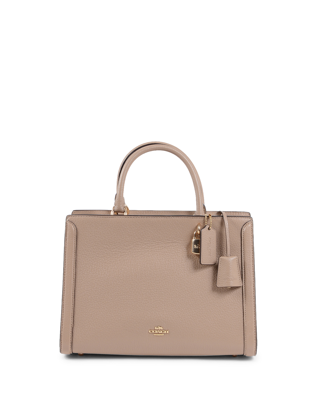 Bolso de mano Coach para mujer color topo F88037 TAUPE