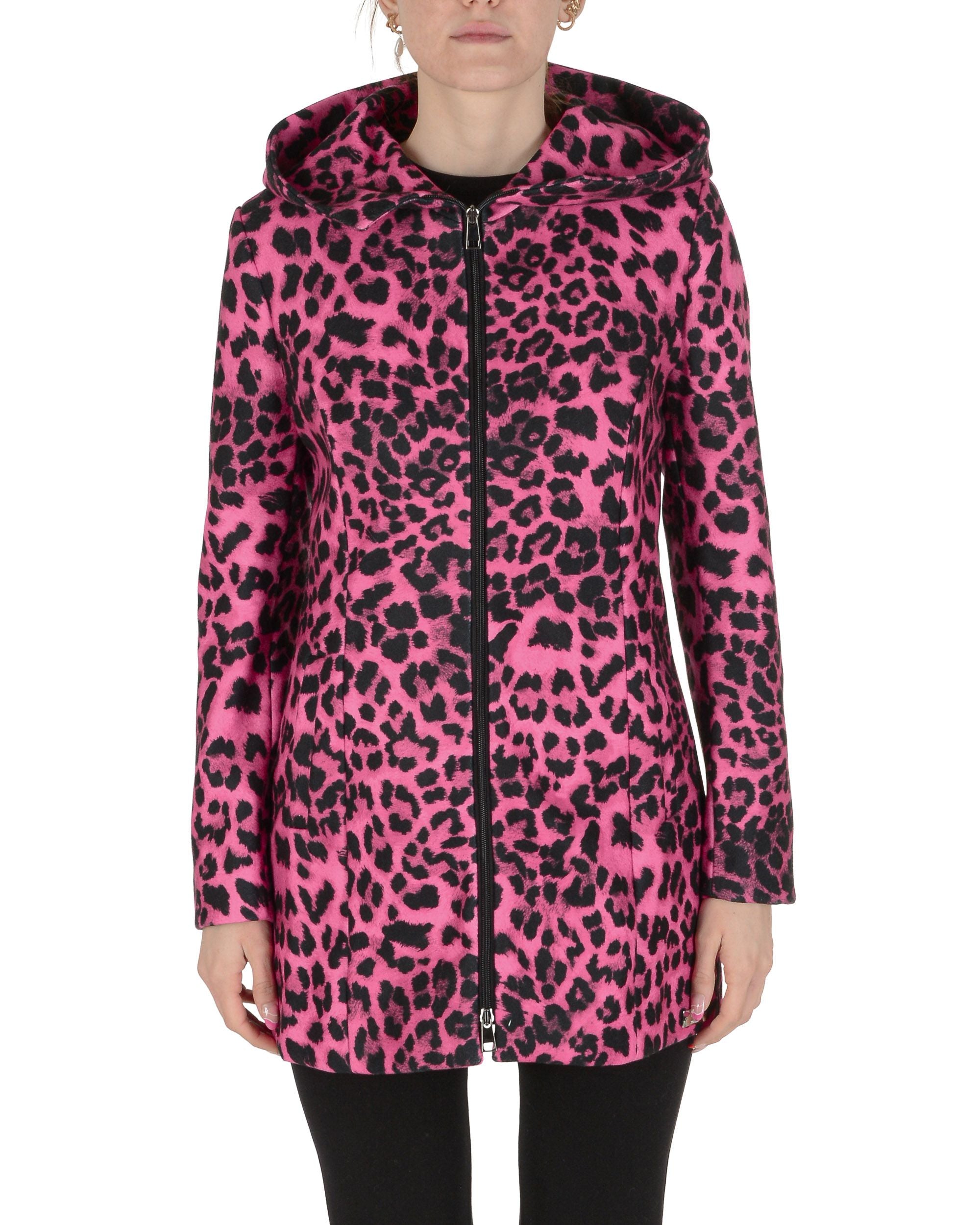 19V69 Italia Chaqueta Mujer Fuxia Negro ICIE FUXIA LEO