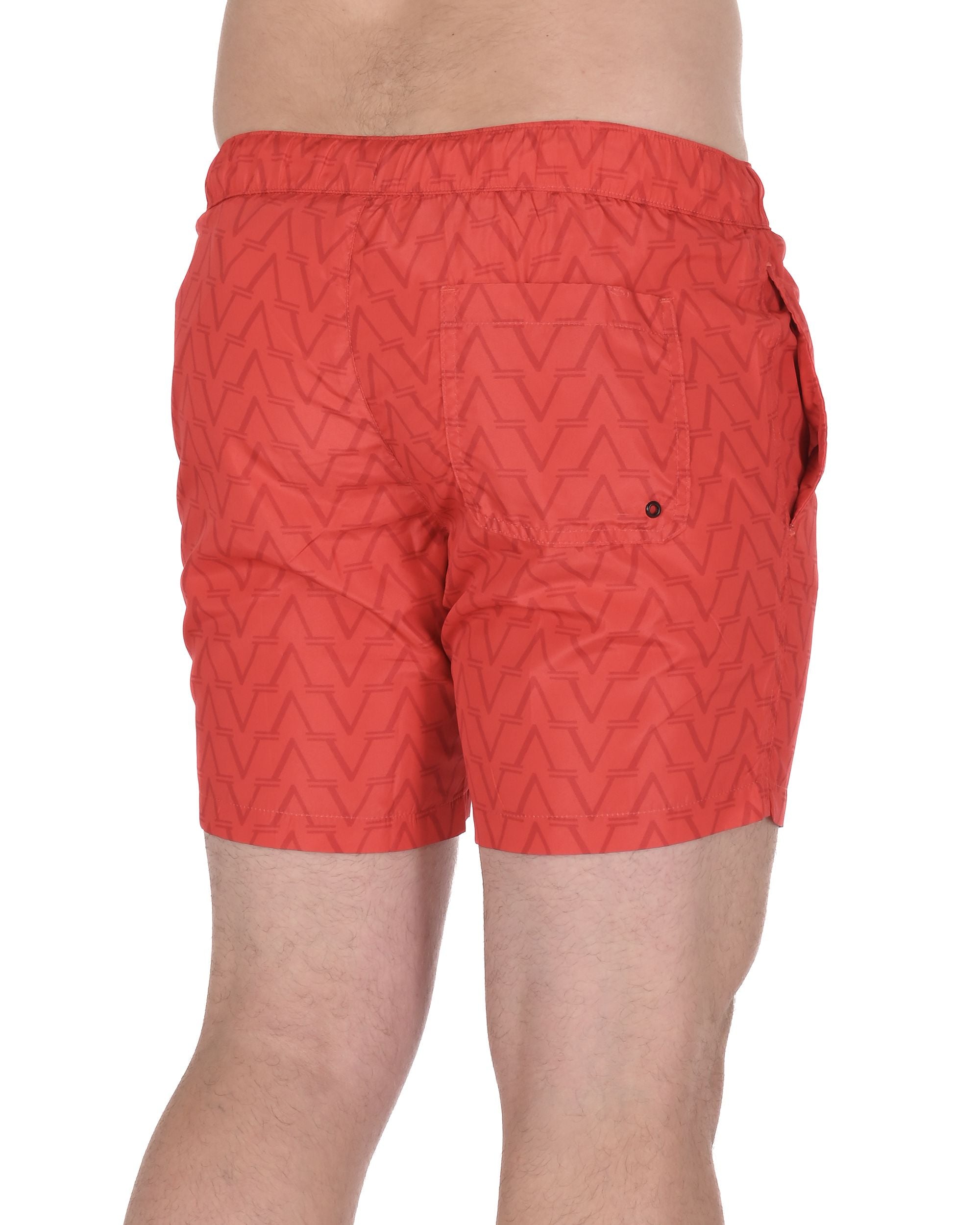 19V69 Italia Mens Swimwear Trunk VSC1MBM09 GRENADINE