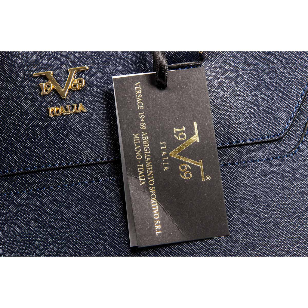 Bolso de mano para mujer V 1969 Italia V1969002 AZUL MARINO
