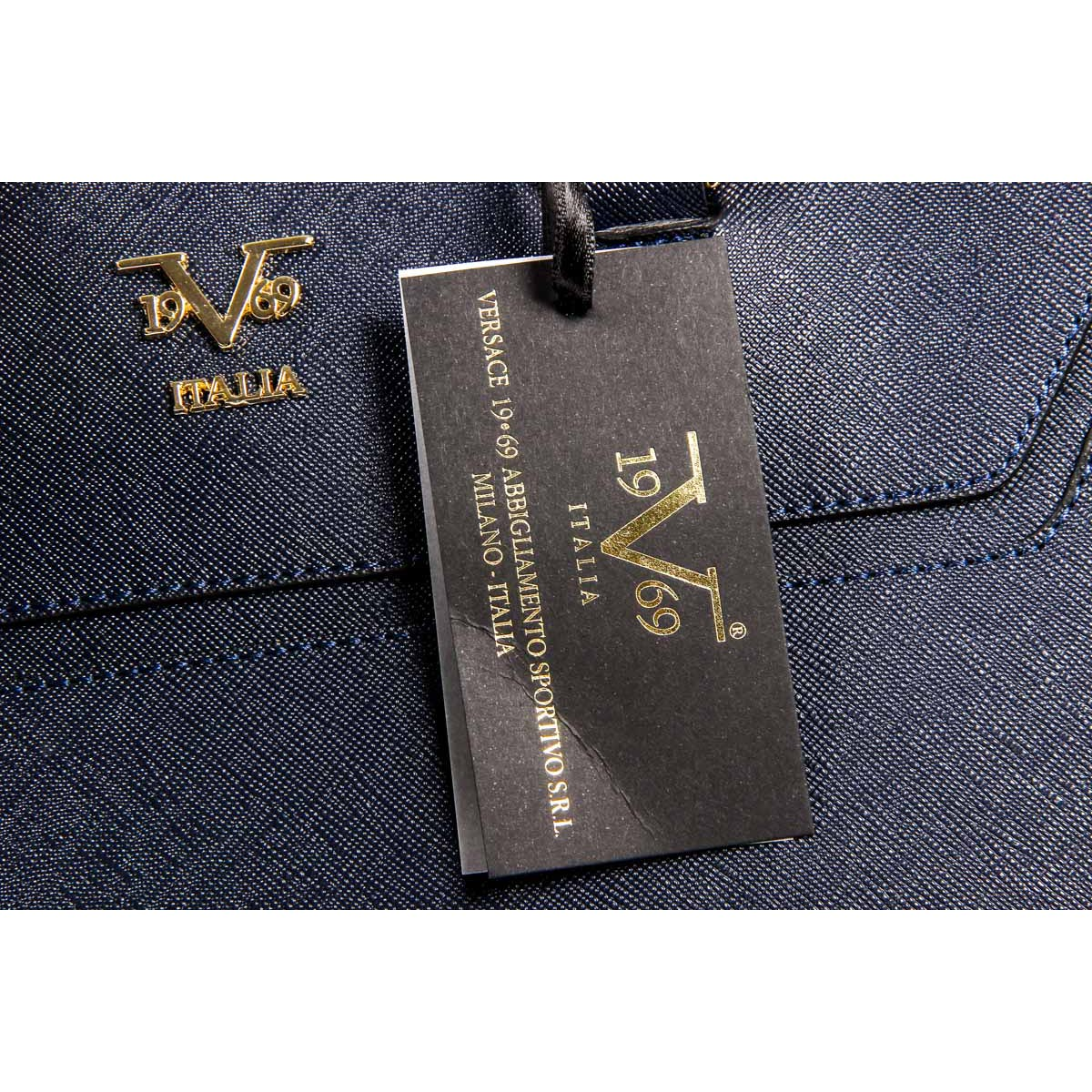 Bolso de mano para mujer V 1969 Italia V1969002 AZUL MARINO