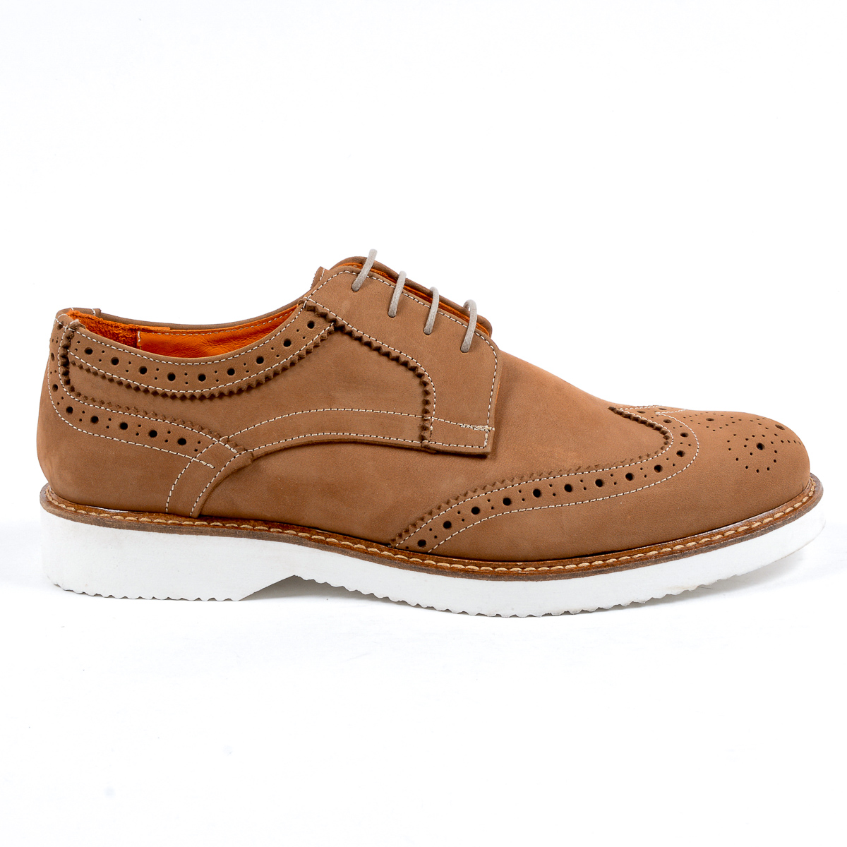 V 1969 Italia - Zapato Oxford Brogue para hombre, color marrón, PEDRO