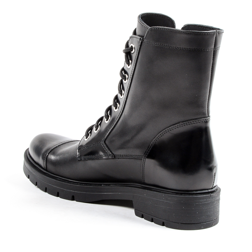 Andrew Charles - Bota corta para mujer, color negro, KARMA