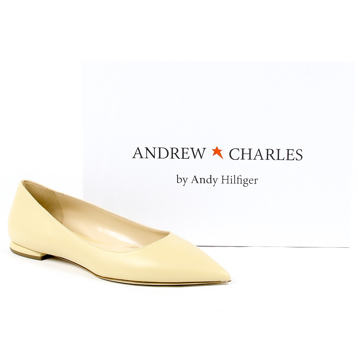 Andrew Charles Womens Ballerina Beige SONIA