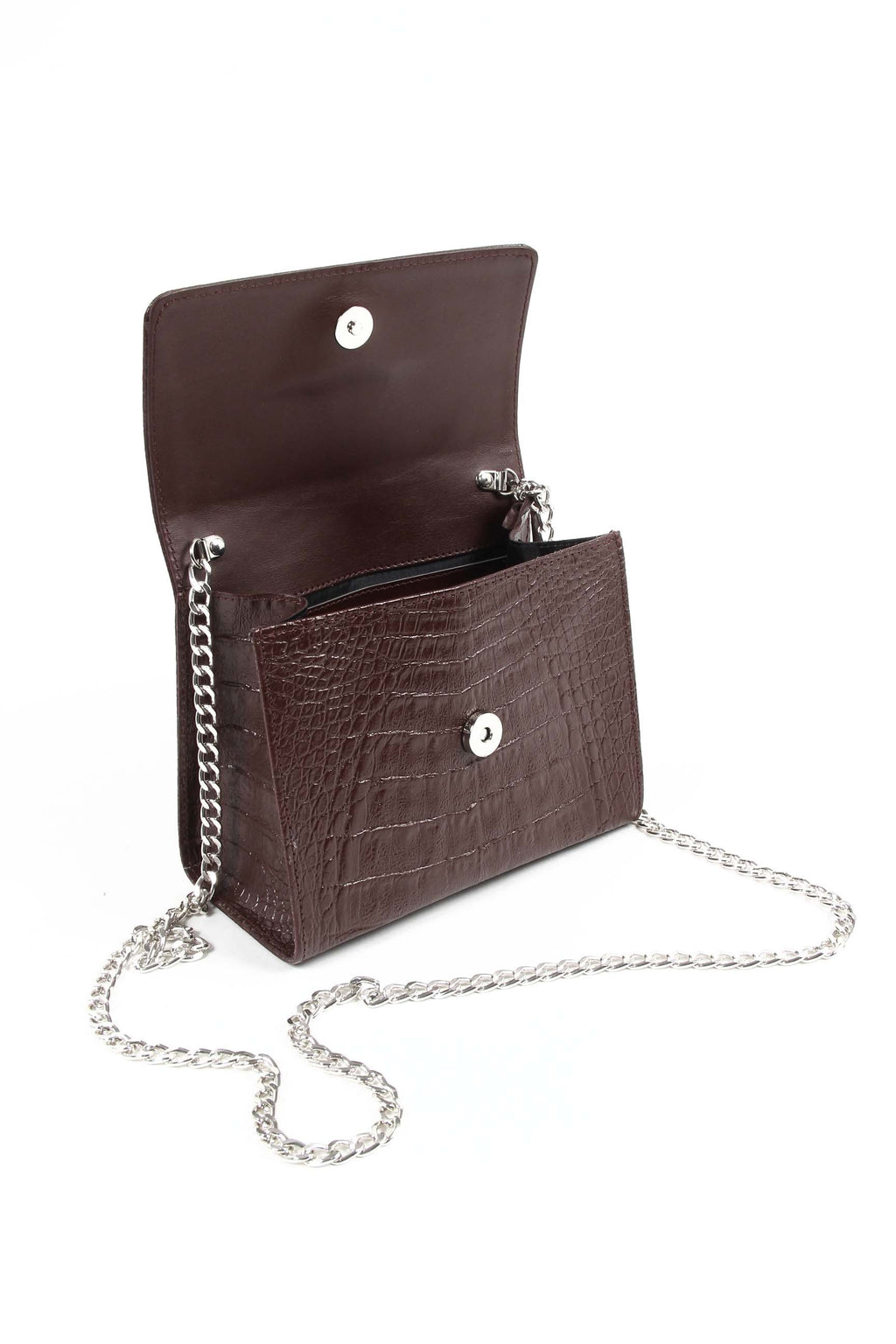 Bolso de mano para mujer V 1969 Italia ARC04 PELAGIA COCCO BORDEAUX