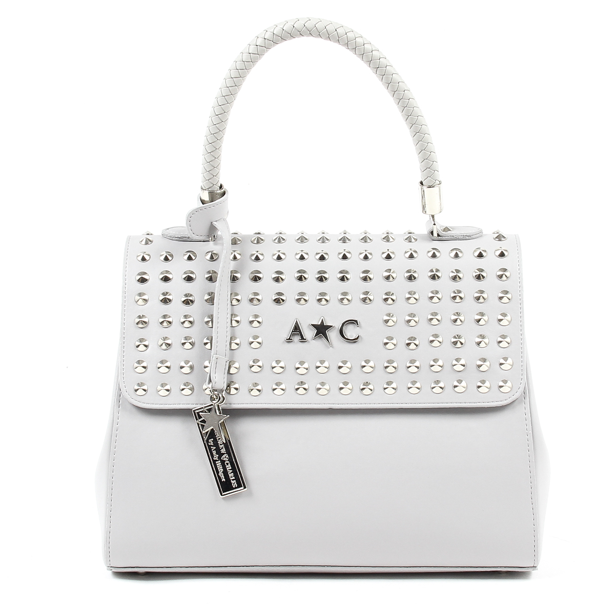 Bolso de mano Andrew Charles para mujer, gris claro, BROOKLYN