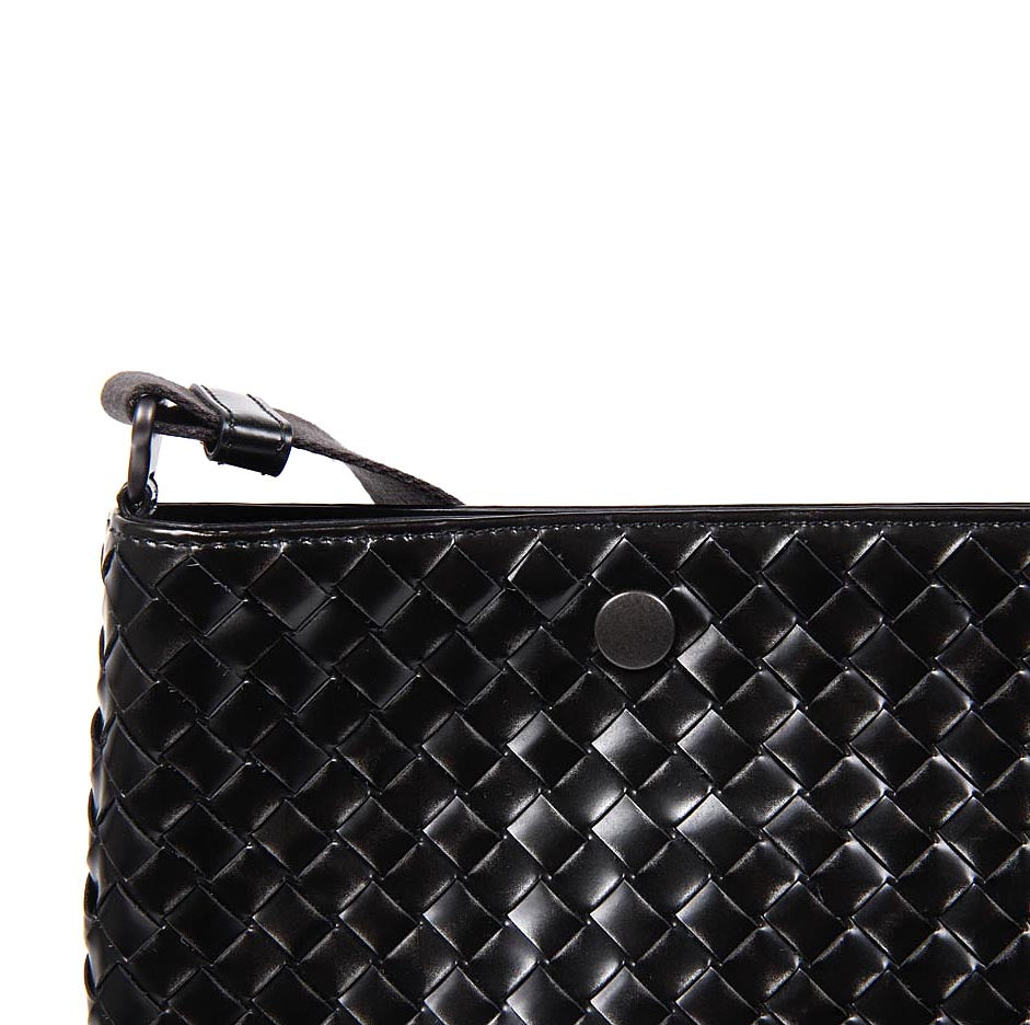Tracolla Messenger intrecciato Mujer Bottega Veneta Nero 344801 VAGJ1 1261F