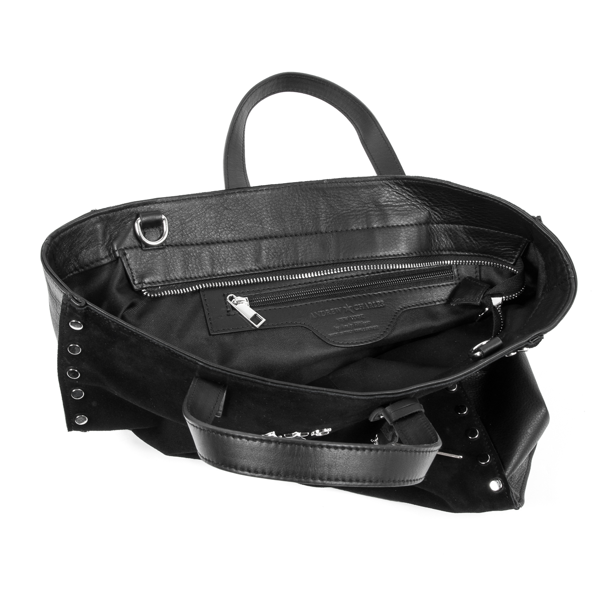 Bolso de mano Andrew Charles para mujer, color negro, JENNER