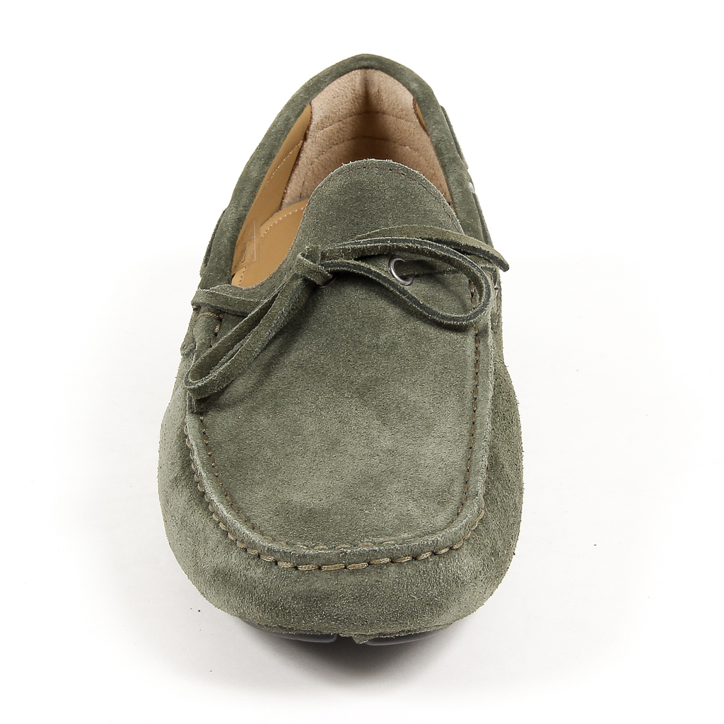 Mocasines Andrew Charles para hombre verde oscuro STEVE