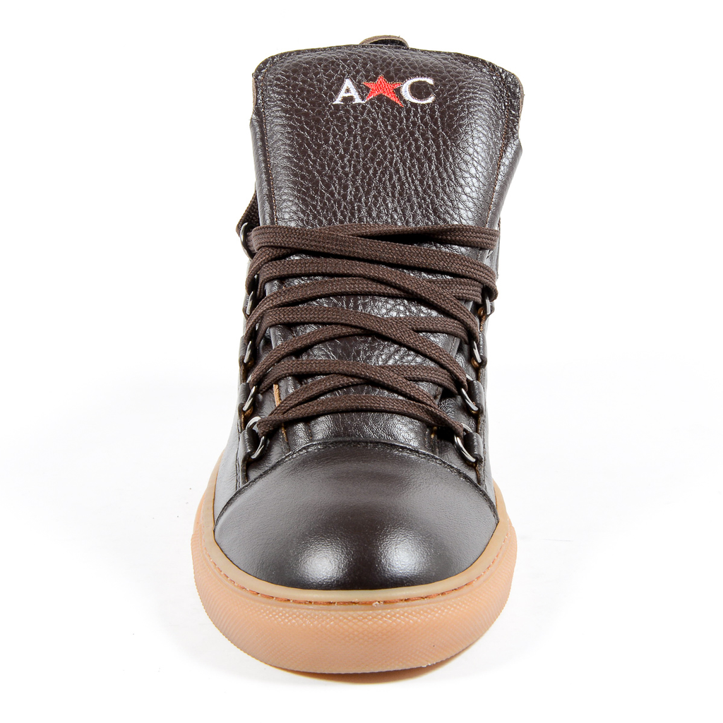 Andrew Charles Mens Sneaker Brown JEFF