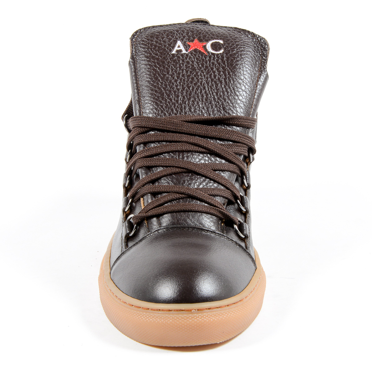 Andrew Charles Mens Sneaker Brown JEFF