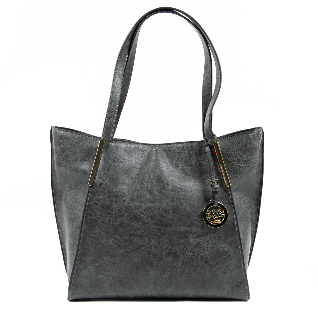 Bolso de mano para mujer V 1969 Italia gris oscuro REBECCA