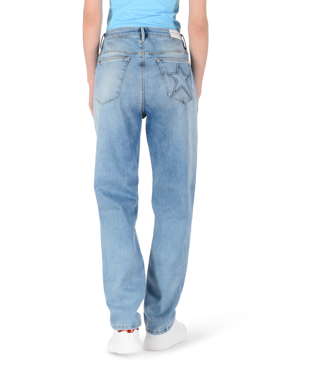 Vaqueros Andrew Charles para mujer, corte ajustado, AN84 DIECIOCHO
