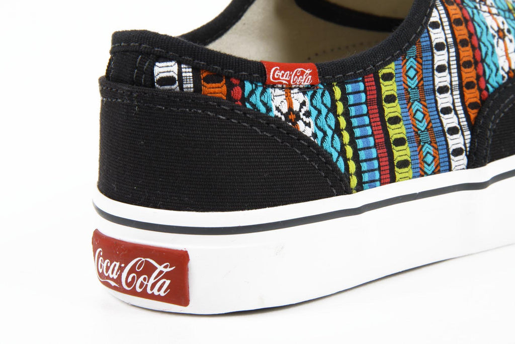 Zapatillas de mujer Coca Cola CCA0713 KICK ETNIC NEGRO