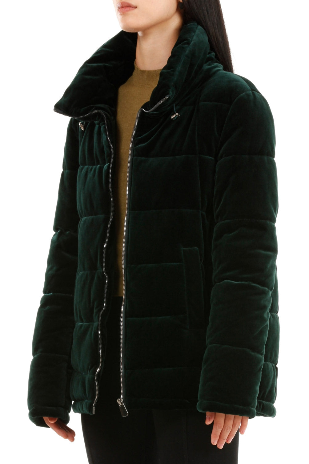 19V69 Italia Chaqueta de mujer Verde oscuro VERDE OSCURO MISTY