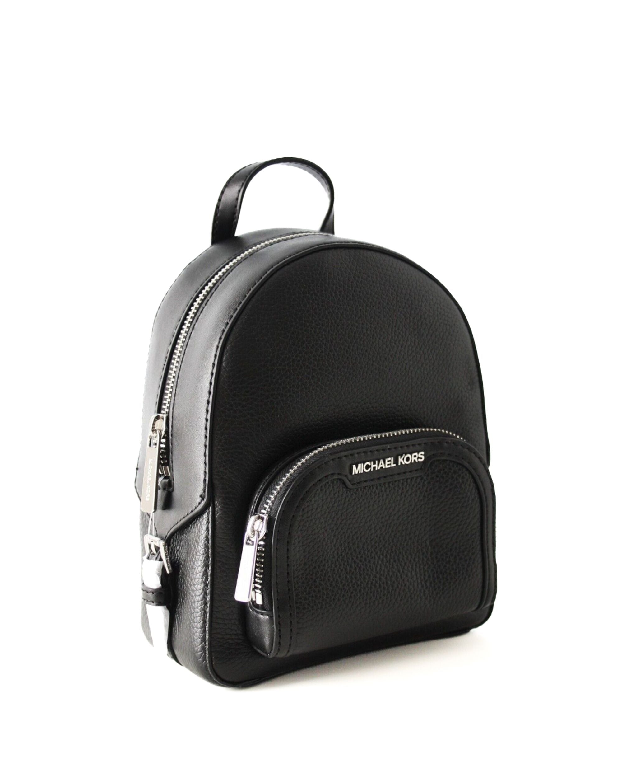Michael Kors - Bolso de mano con cremallera para mujer, talla XS, paquete negro, 35T2S8TB1L-001