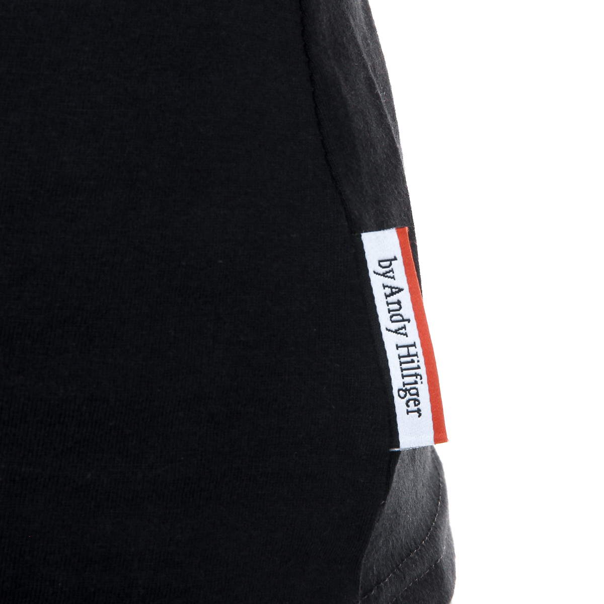 Camiseta Andrew Charles para mujer, manga corta, cuello redondo, color negro TARANA