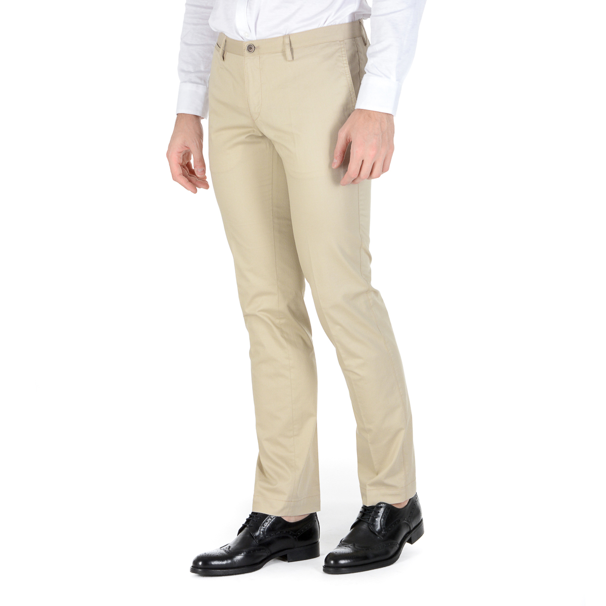 Pantalones Hugo Boss para hombre beige STANINO