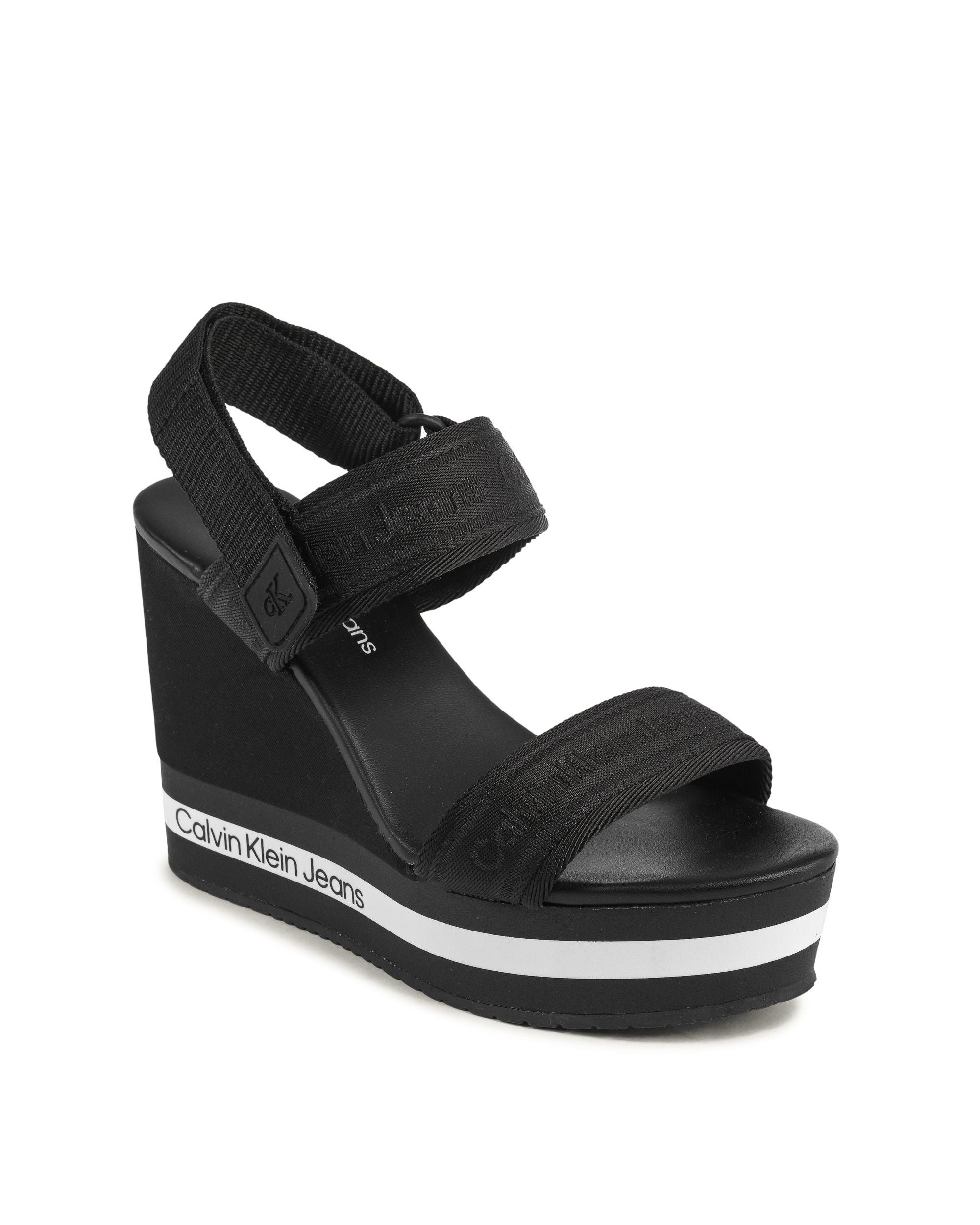 Sandalias Calvin Klein para mujer negras YW0YW00572BDS