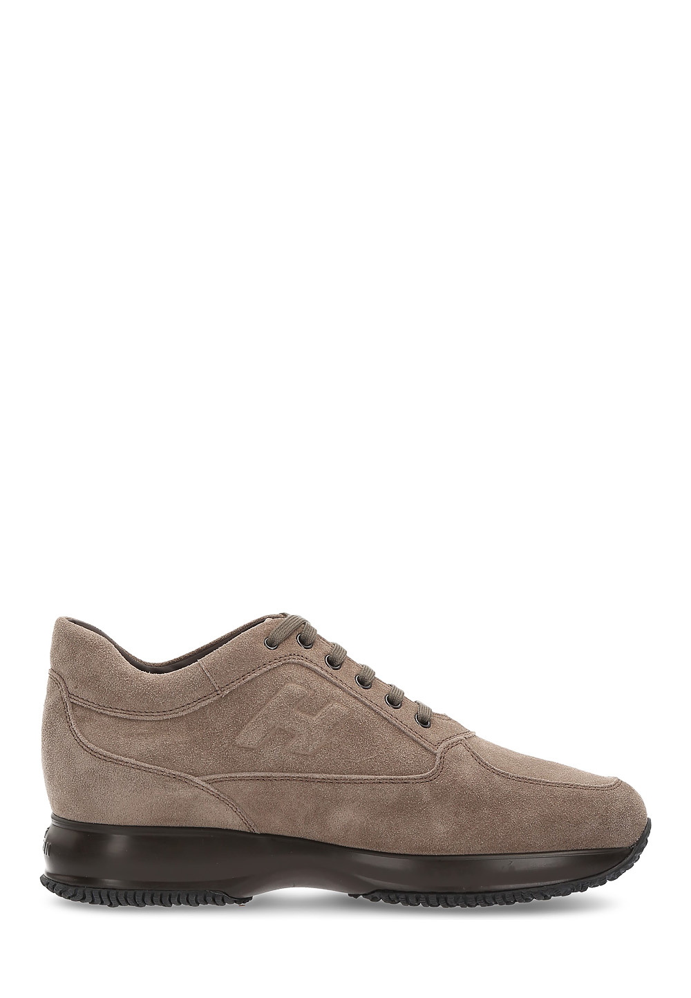 Hogan Mens Sneaker Beige Interactive HXM00N09042AA6D9993